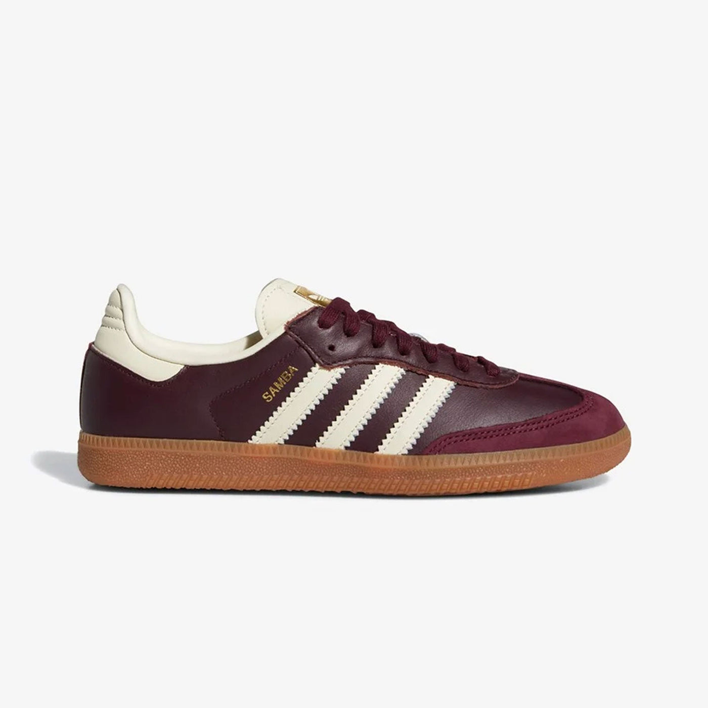 Adidas Originals | SAMBA OG { MARRON/CREAM WHITE/GOLD METALLIC