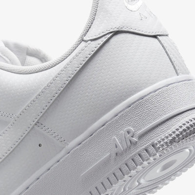 NIKE | AIR FORCE 1 '07 TEXTURE { WHITE/WHITE