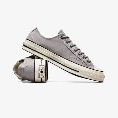 Converse | CHUCK 70 CANVAS & LEATHER { GRAY