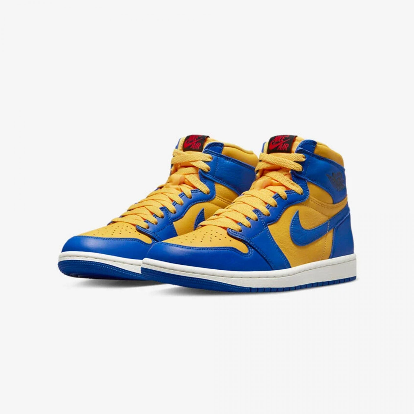 Jordan | AIR JORDAN 1 RETRO HIGH OG  { VARSITY MAIZE/GAME ROYAL-SAIL