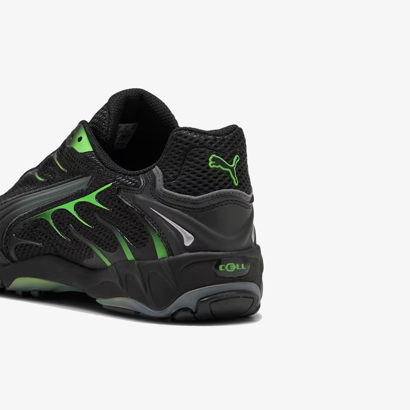 PUMA | INHALE LIGHTWEIGHT CASUAL { PUMA BLACK/GREEN GLARE