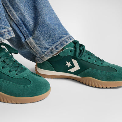 CONVERSE | RUN STAR TRAINER LOW { GREEN/EGRET/WHITE