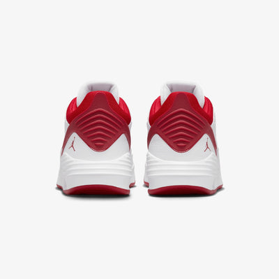 JORDAN | MAX AURA 5 { WHITE/GYM RED-BLACK