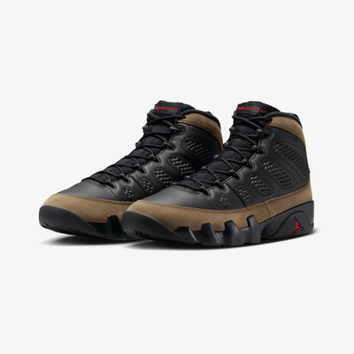 Jordan | AIR JORDAN 9 RETRO  { BLACK/TRUE RED-LIGHT OLIVE