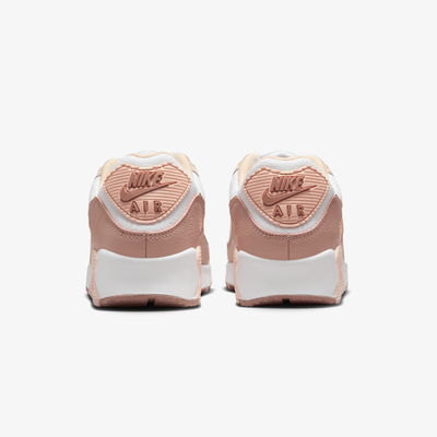 Nike | AIR MAX 90 { WHITE/PARTICLE PINK-WASHED CORAL