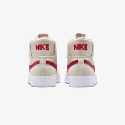 Nike | SB ZOOM BLAZER MID { PALE IVORY/NOBLE RED-SILT RED-WHITE