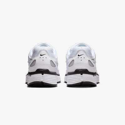 NIKE | P-6000 { WHITE/BLACK-METALLIC SILVER-BLACK