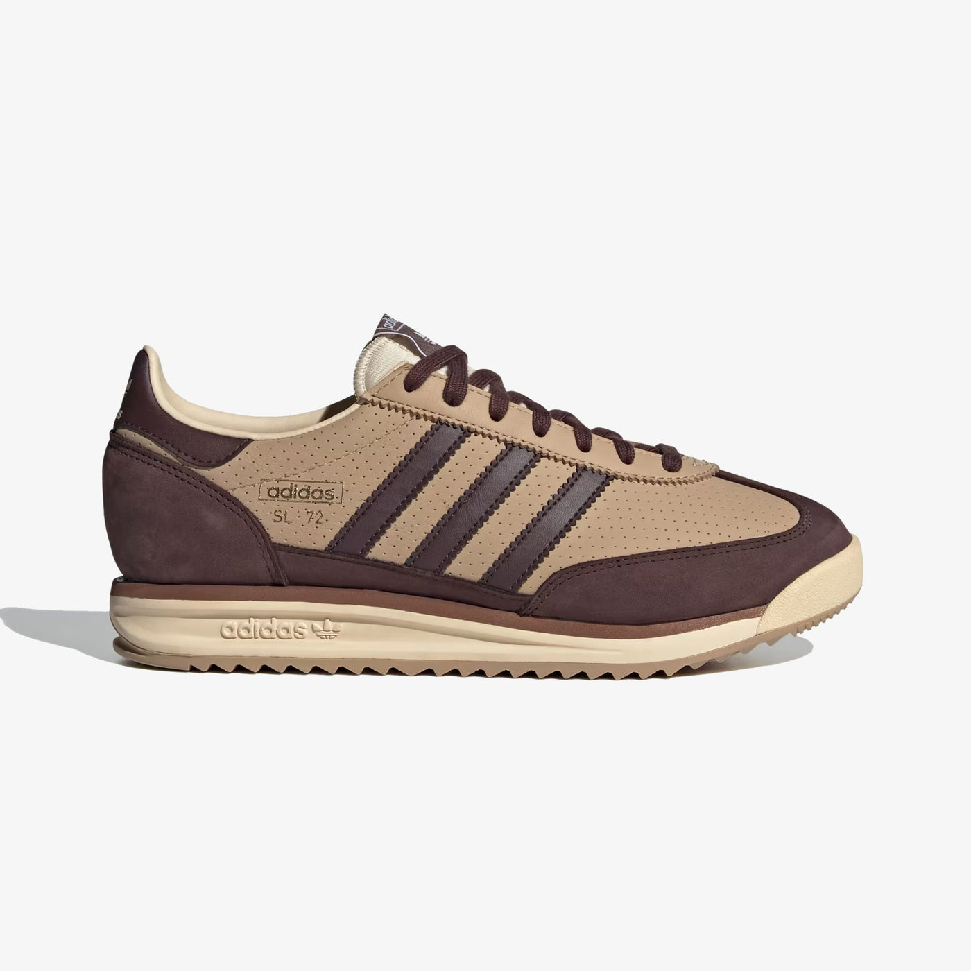 ADIDAS ORIGINALS | SL 72 RS { WARM SANDSTONE/SHADOW BROWN/PRELOVED BROWN