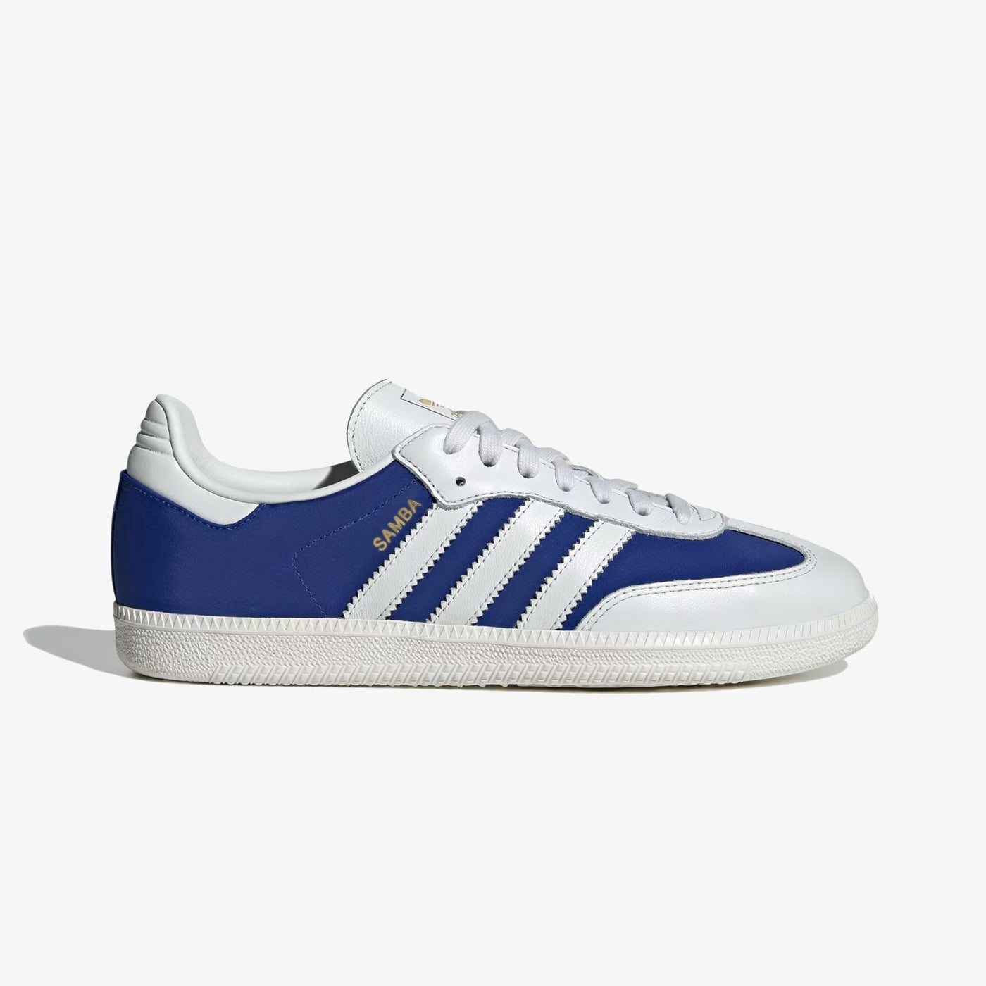 ADIDAS ORIGINALS | SAMBA OG { WHITE//ROYAL BLUE