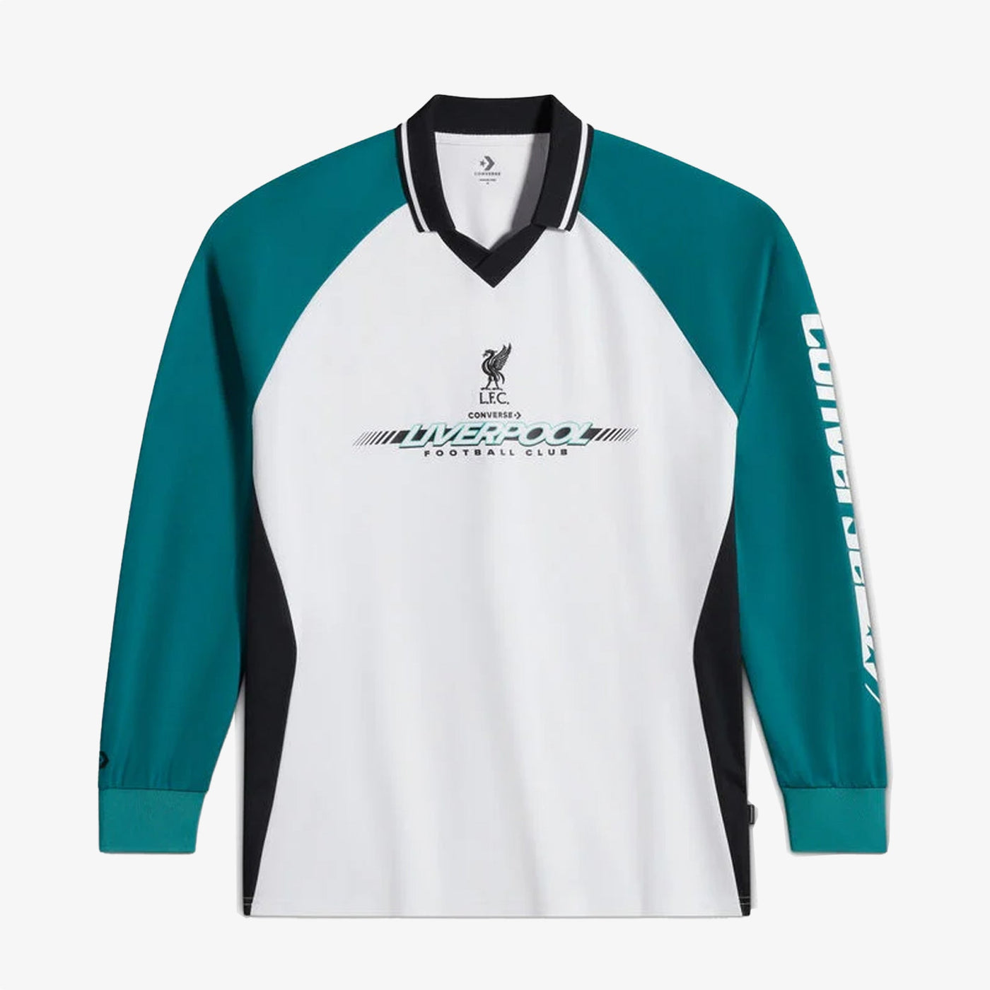 Converse | x LIVERPOOL FC LONG-SLEEVE T-SHIRT { GREEN/WHITE