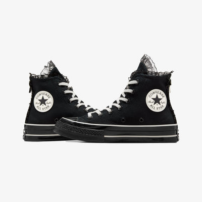 Converse | CHUCK 70 HIGH RUFFLES & BOWS { BLACK