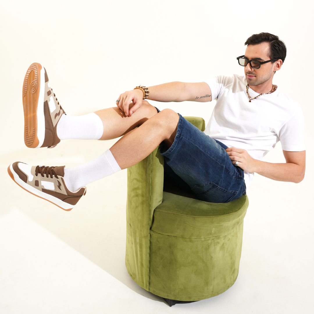 ASH Beige Brown Men's casual sneaker