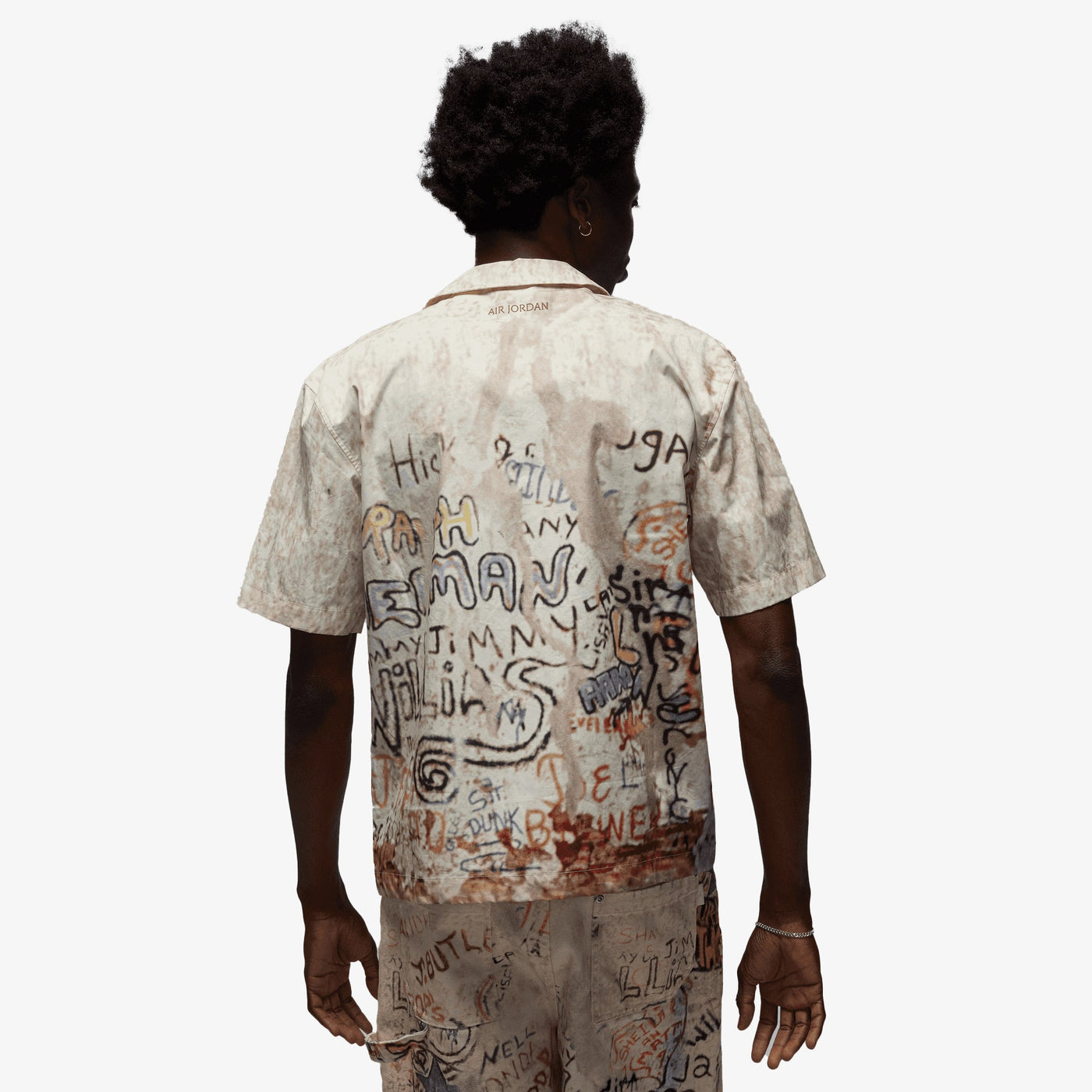 Jordan | AIR JORDAN CAMP SHIRT { OFF WHITE/MULTI