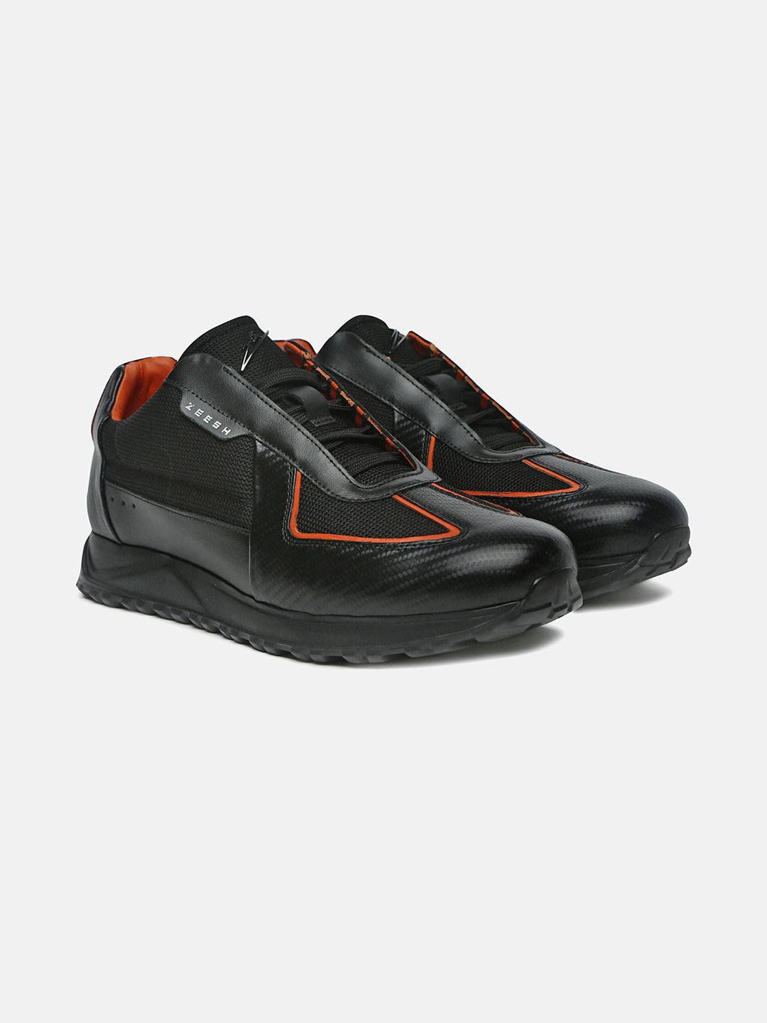 TORQUE - Carbon-Fiber Leather Racing Sneakers