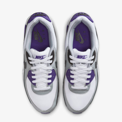 Nike | AIR MAX 90 { WHITE/IRON GREY-BLACK-WOLF GREY