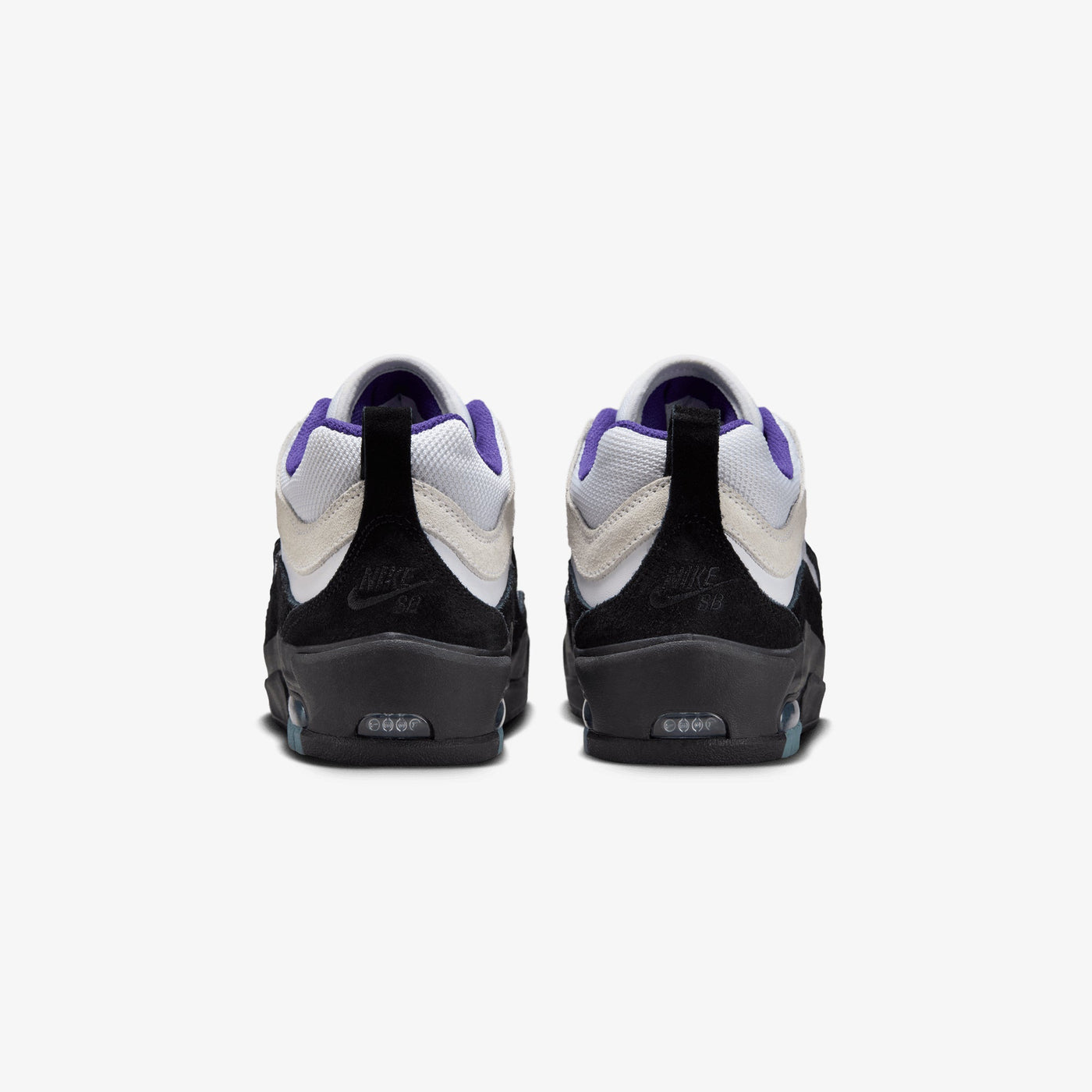 Nike | AIR MAX ISHOD { WHITE/BLACK-COURT PURPLE-BLACK