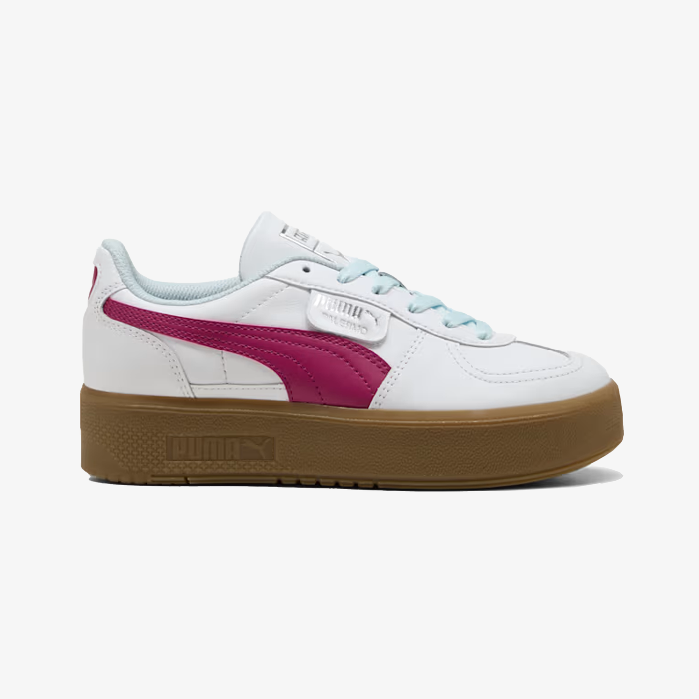 PUMA | PALERMO ELEVATA LEATHER { WHITE/BERRY