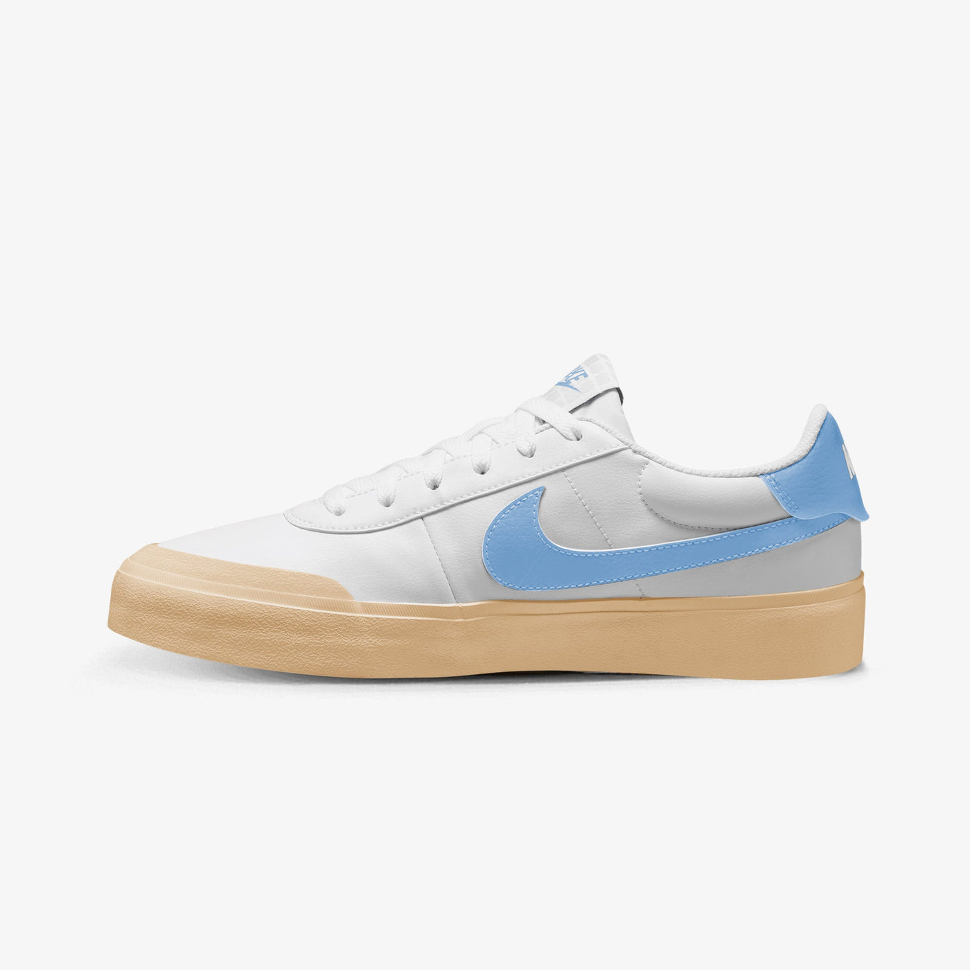 Nike | COURT SHOT { WHITE/PSYCHIC BLUE-GUM YELLOW