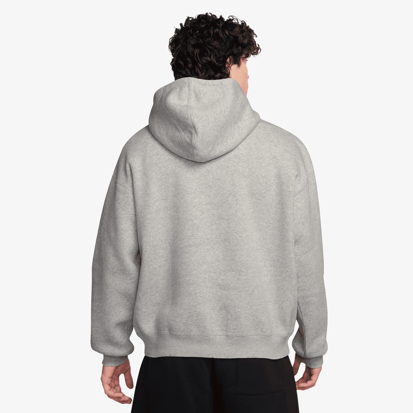 JORDAN | BROOKLYN FLEECE { GREY HEATHER/WHITE