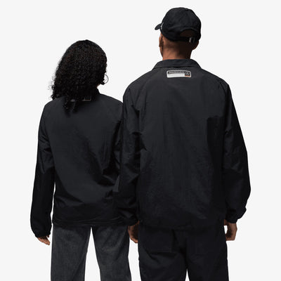 JORDAN | ESSENTIALS COACHES JACKET { BLACK/SAIL