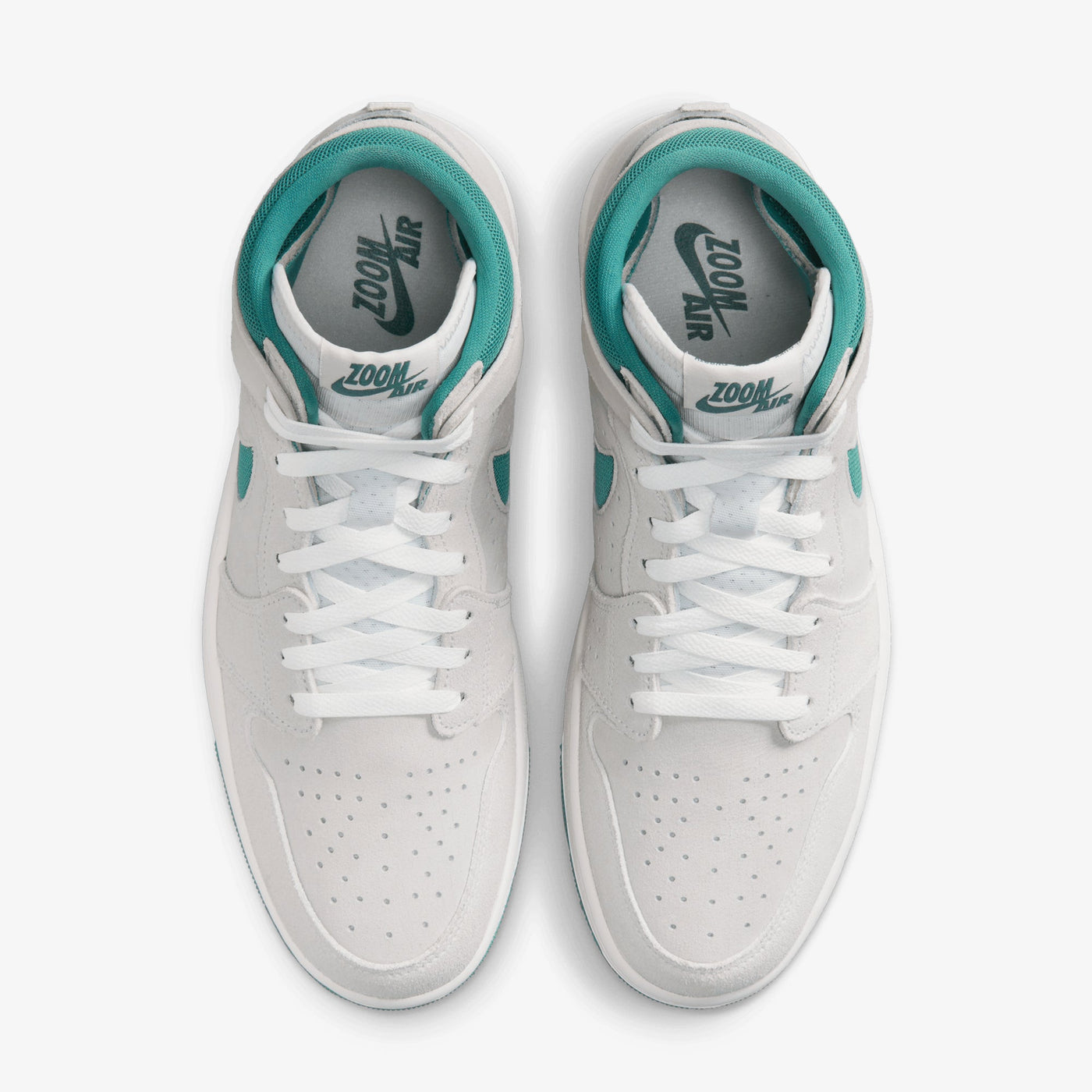 Jordan | AIR JORDAN 1 ZOOM CMFT 2  { SUMMIT WHITE/BICOASTAL-OXIDIZED GREEN