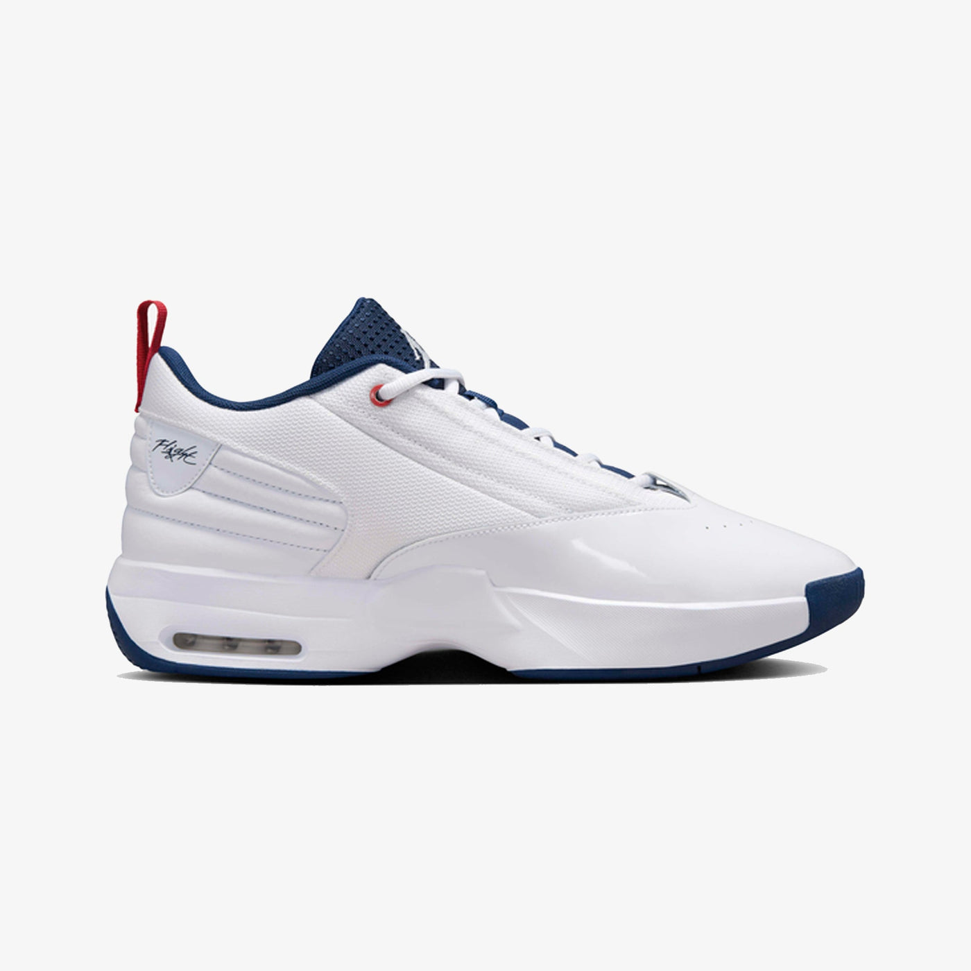 JORDAN | MAX AURA 6 { WHITE/MIDNIGHT NAVY-VARSITY RED