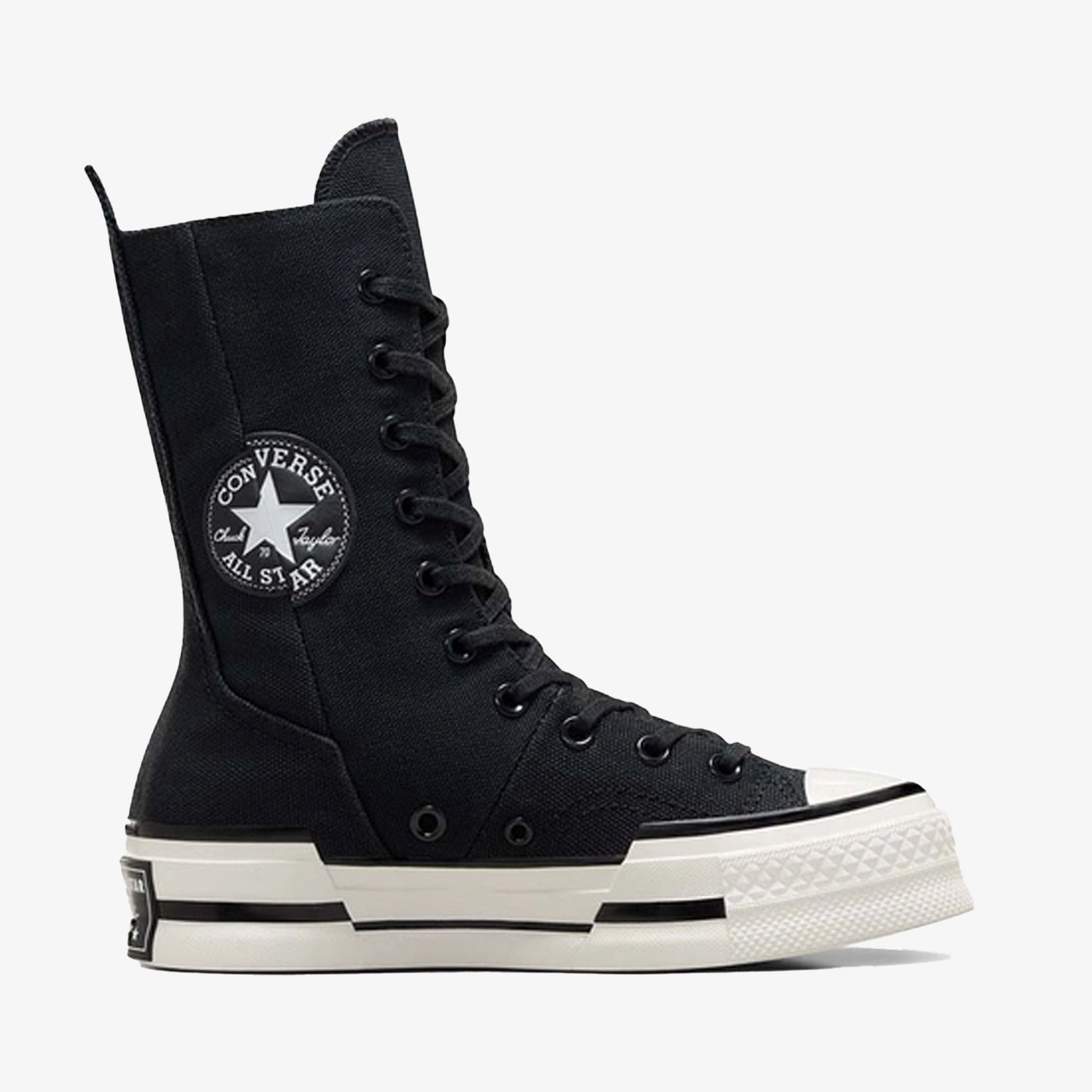 CONVERSE | CHUCK 70 PLUS X-HI { BLACK/WHITE
