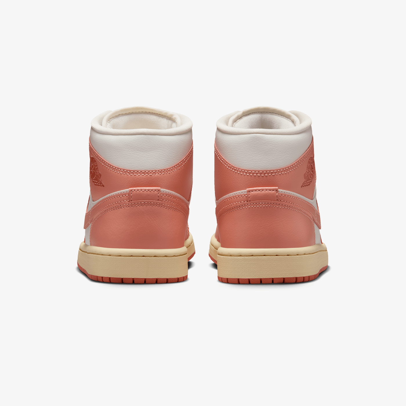 JORDAN | AIR JORDAN 1 MID { SAIL/LT MADDER ROOT-MADDER ROOT-MUSLIN