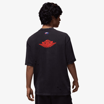 Jordan | RARE AIR T-SHIRT { BLACK/CHILE RED