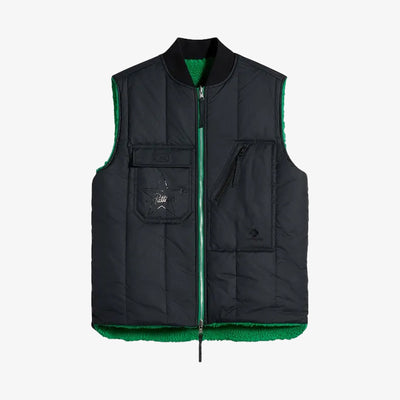 Converse | X PATTA REVERSIBLE VEST { GREEN/BLACK