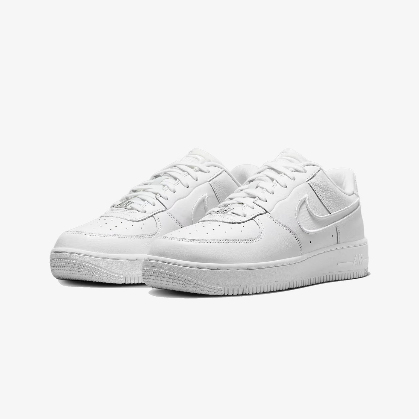 NIKE | AIR FORCE 1 LOW DANCE { WHITE/WHITE-WHITE-METALLIC SILVER