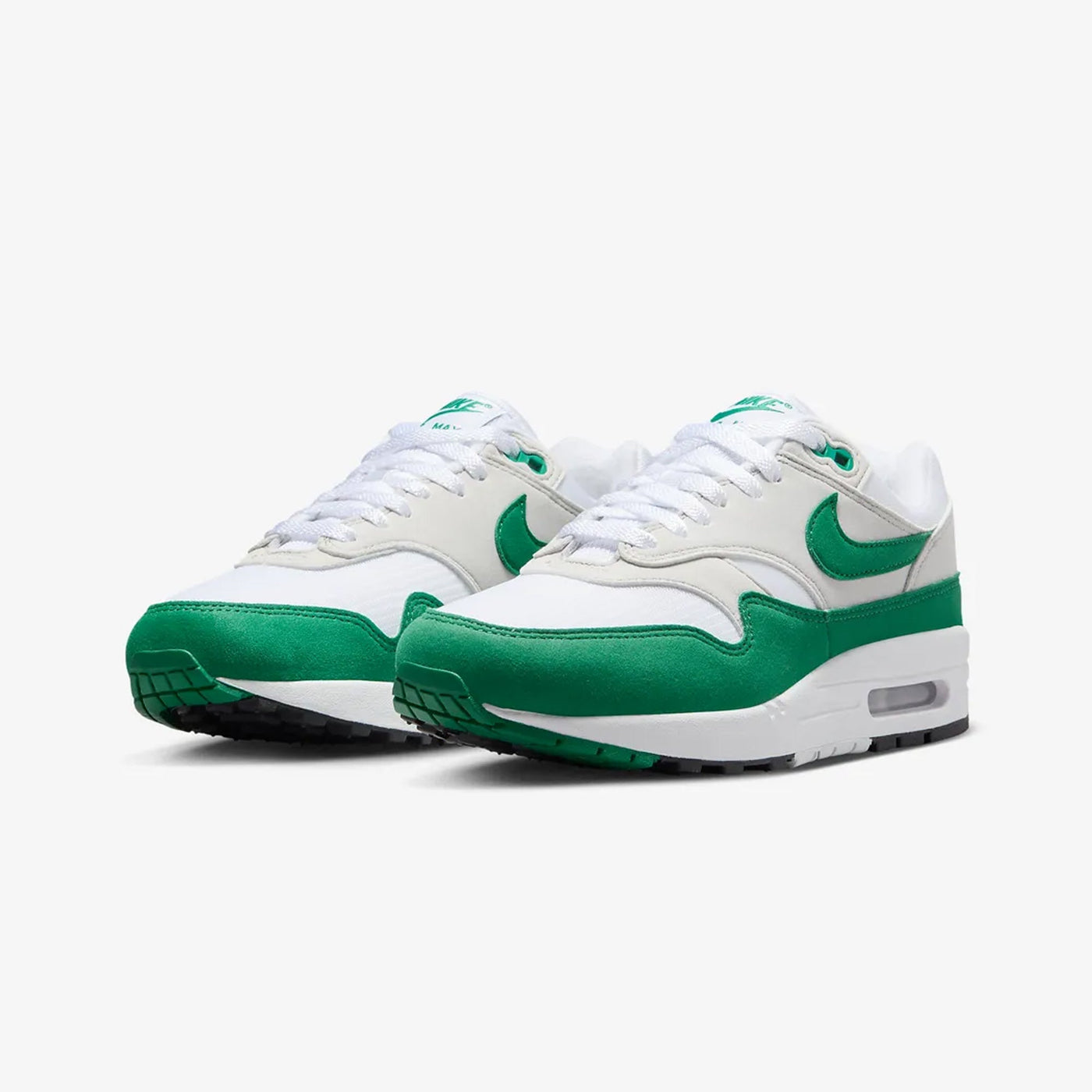 Nike | AIR MAX 1  { NEUTRAL GREY/MALACHITE-WHITE-BLACK