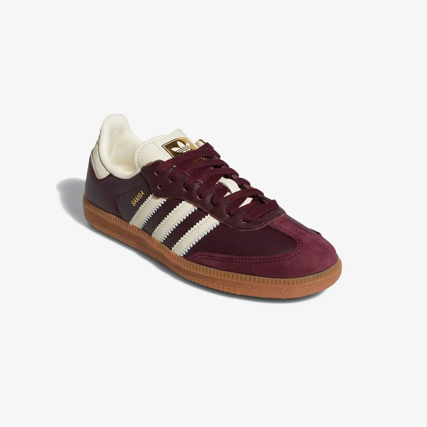 Adidas Originals | SAMBA OG { MARRON/CREAM WHITE/GOLD METALLIC