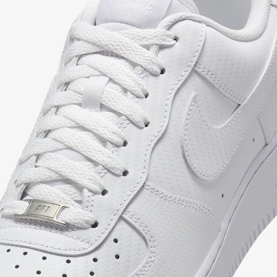 NIKE | AIR FORCE 1 '07 TEXTURE { WHITE/WHITE