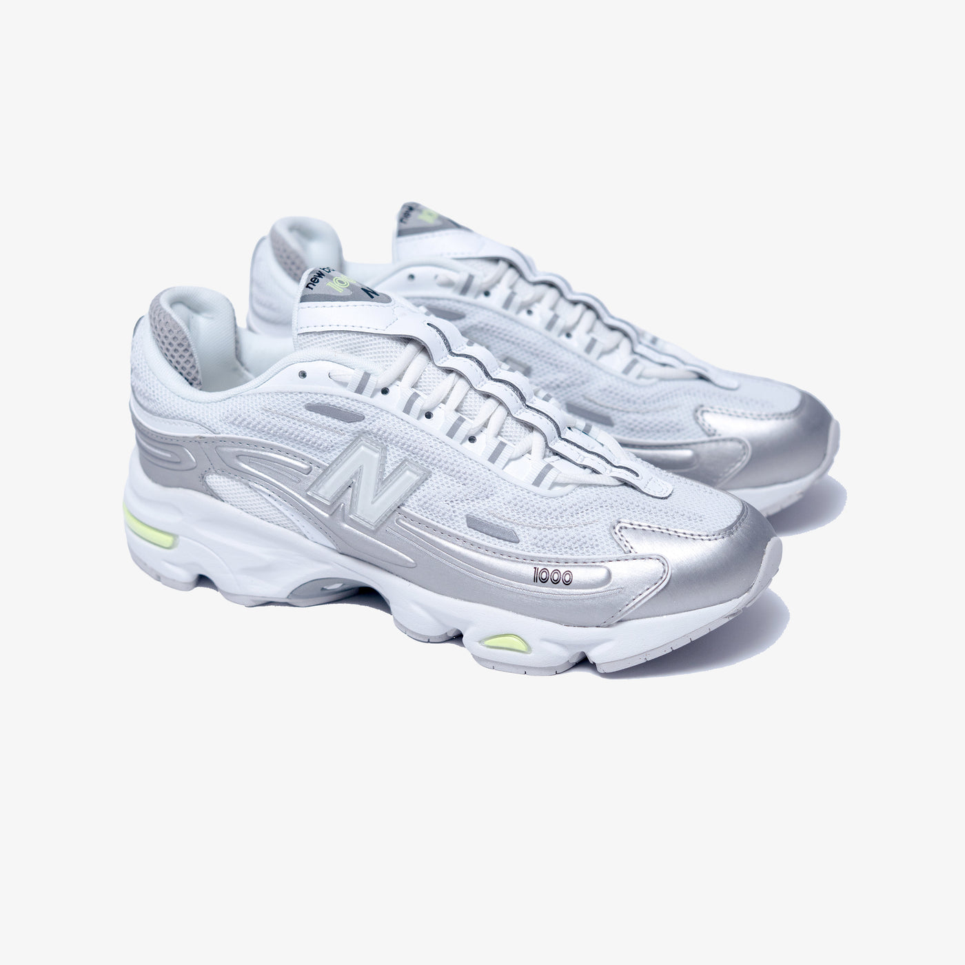 New Balance | 1000 { SILVER METALLIC/WHITE