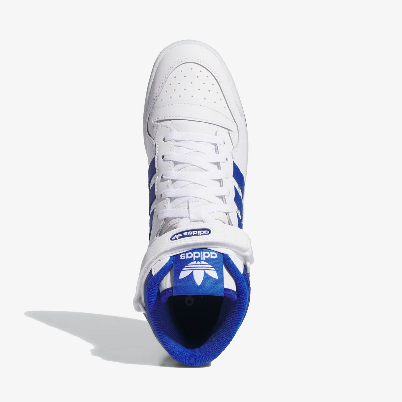 ADIDAS ORIGINALS | FORUM MID { CLOUD WHITE/ROYAL BLUE