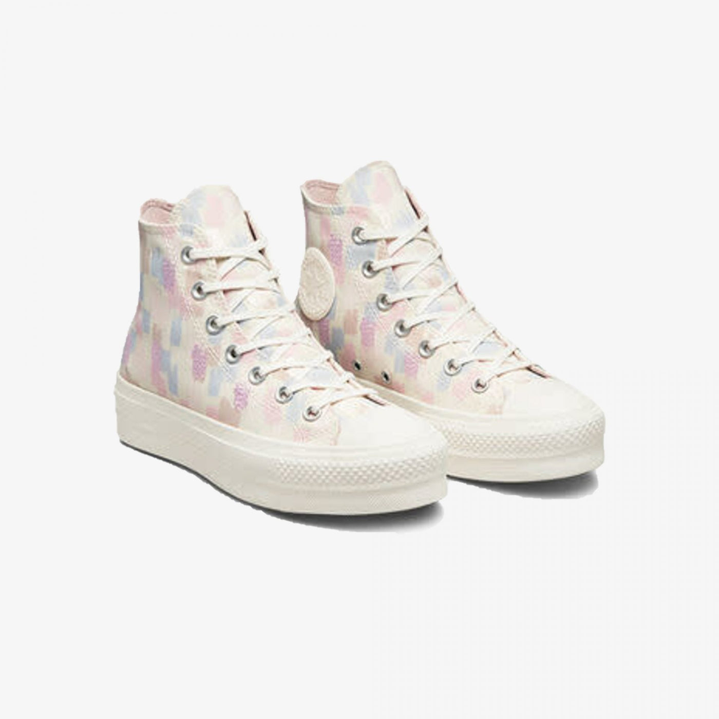 Converse | CHUCK TAYLOR ALL STAR LIFT HIGH TOP  { EGRET/GRAVEL/ARCTIC PINK