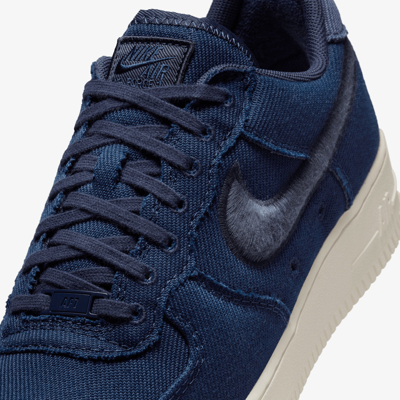 NIKE | AIR FORCE 1 LOW CANVAS { COLLEGE NAVY/THUNDER BLUE-PHANTOM