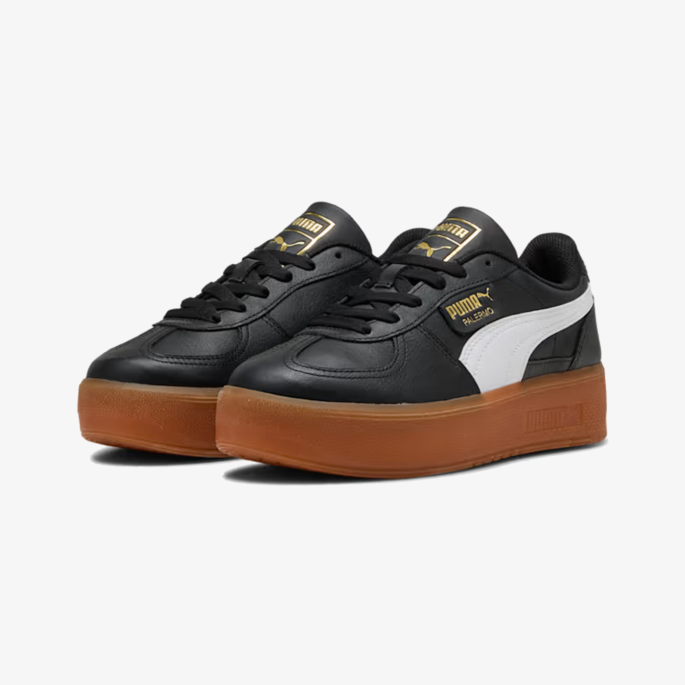 PUMA | PALERMO ELEVATA LEATHER { BLACK-GUM