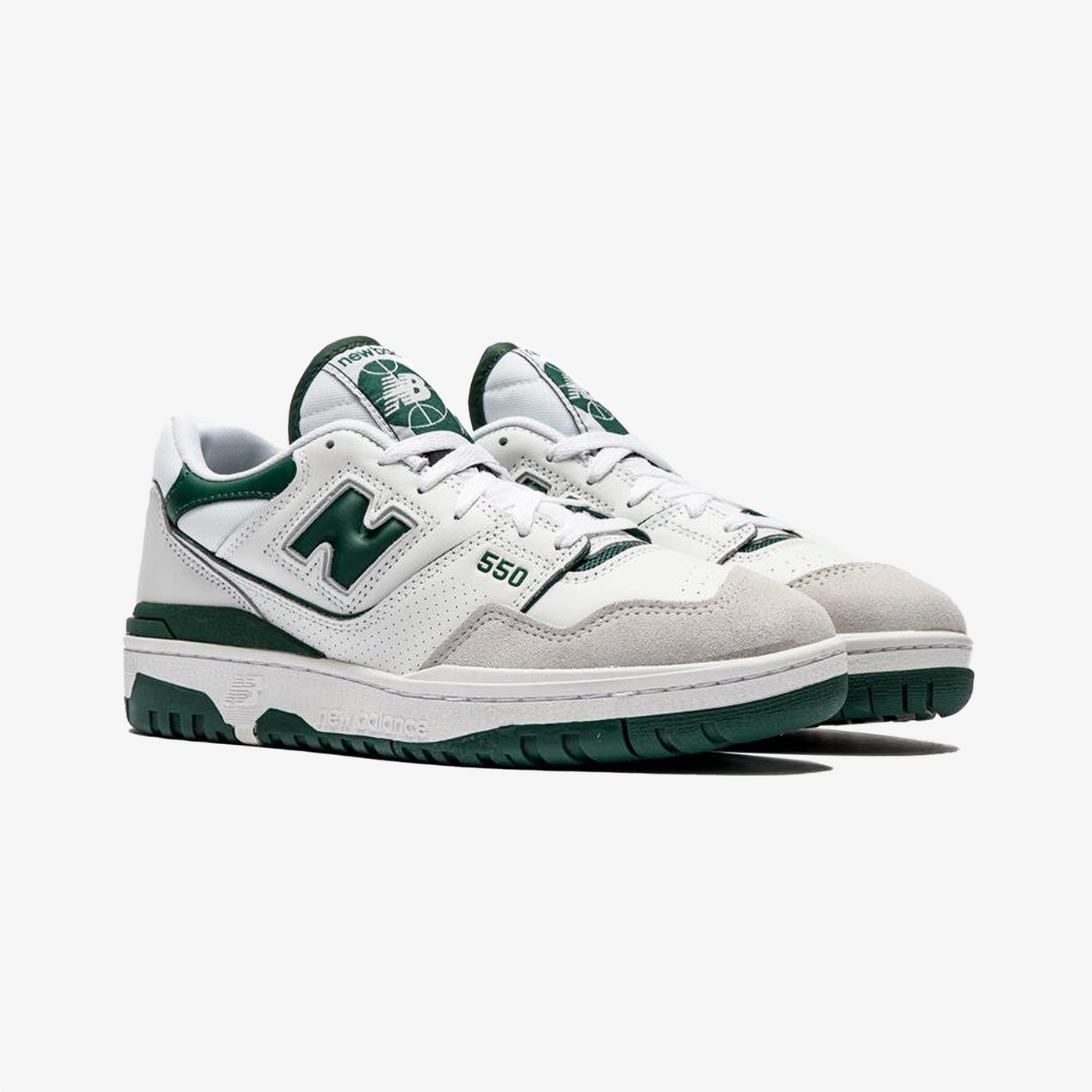 New Balance | BB550 { WHITE/GREEN