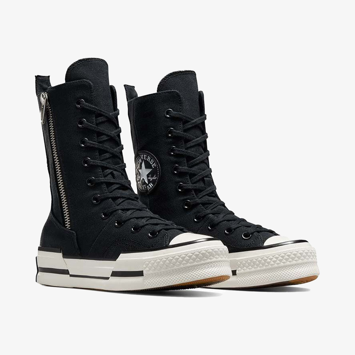 CONVERSE | CHUCK 70 PLUS X-HI { BLACK/WHITE