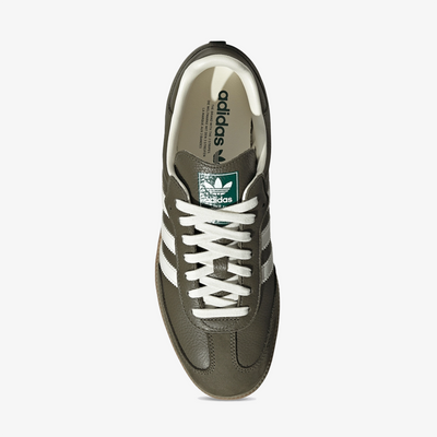 ADIDAS ORIGINALS | SAMBA OG { MEDIUM DARK KHAKI/OFF WHITE-GUM