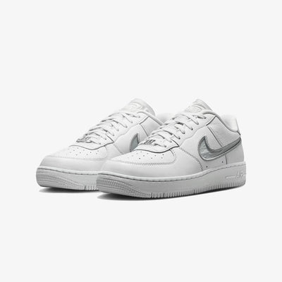 NIKE | AIR FORCE 1 LOW DANCE { SUMMIT WHITE/METALLIC SILVER-PHOTON DUST