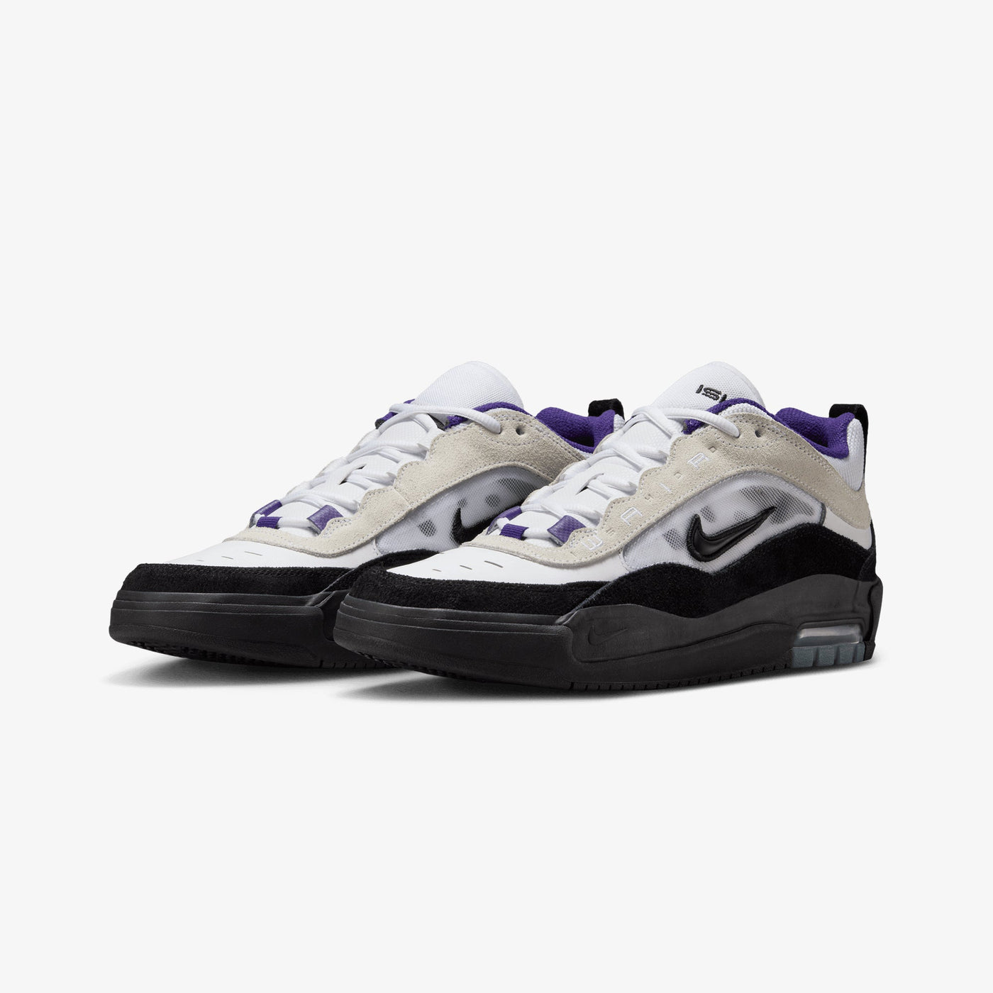 Nike | AIR MAX ISHOD { WHITE/BLACK-COURT PURPLE-BLACK