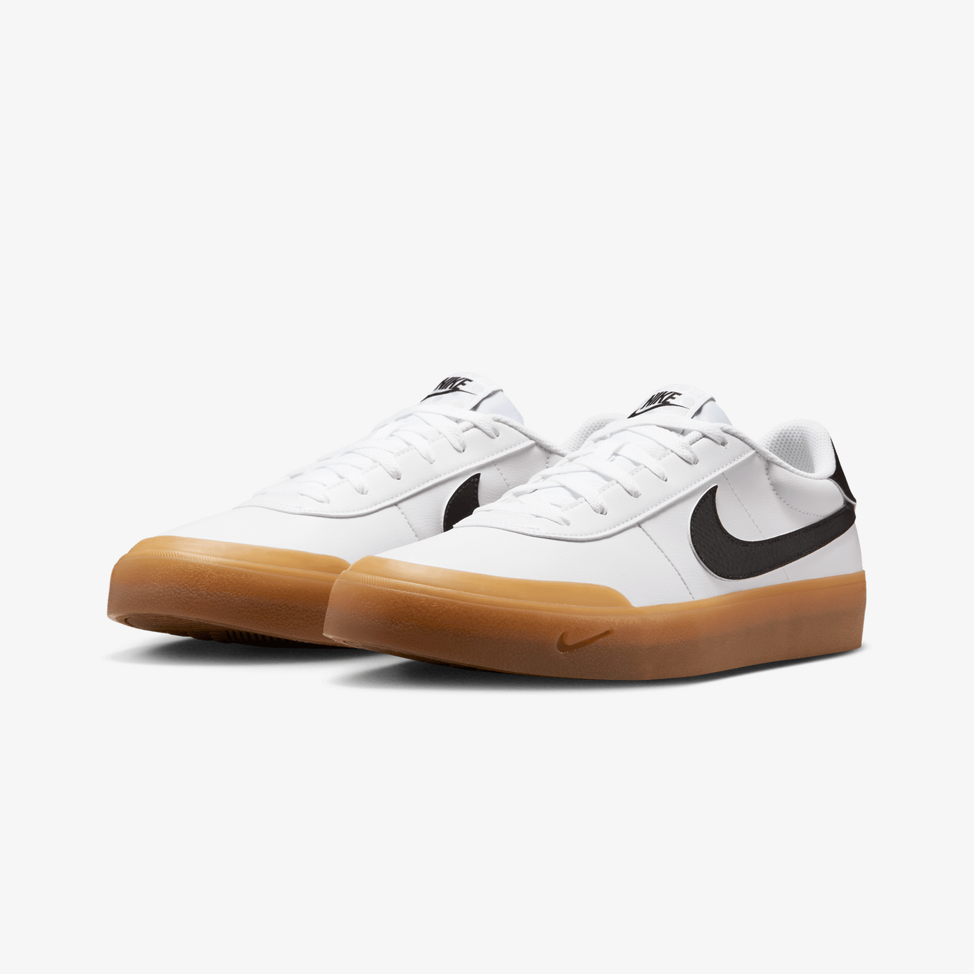Nike | COURT SHOT { WHITE/BLACK-GUM LIGHT BROWN