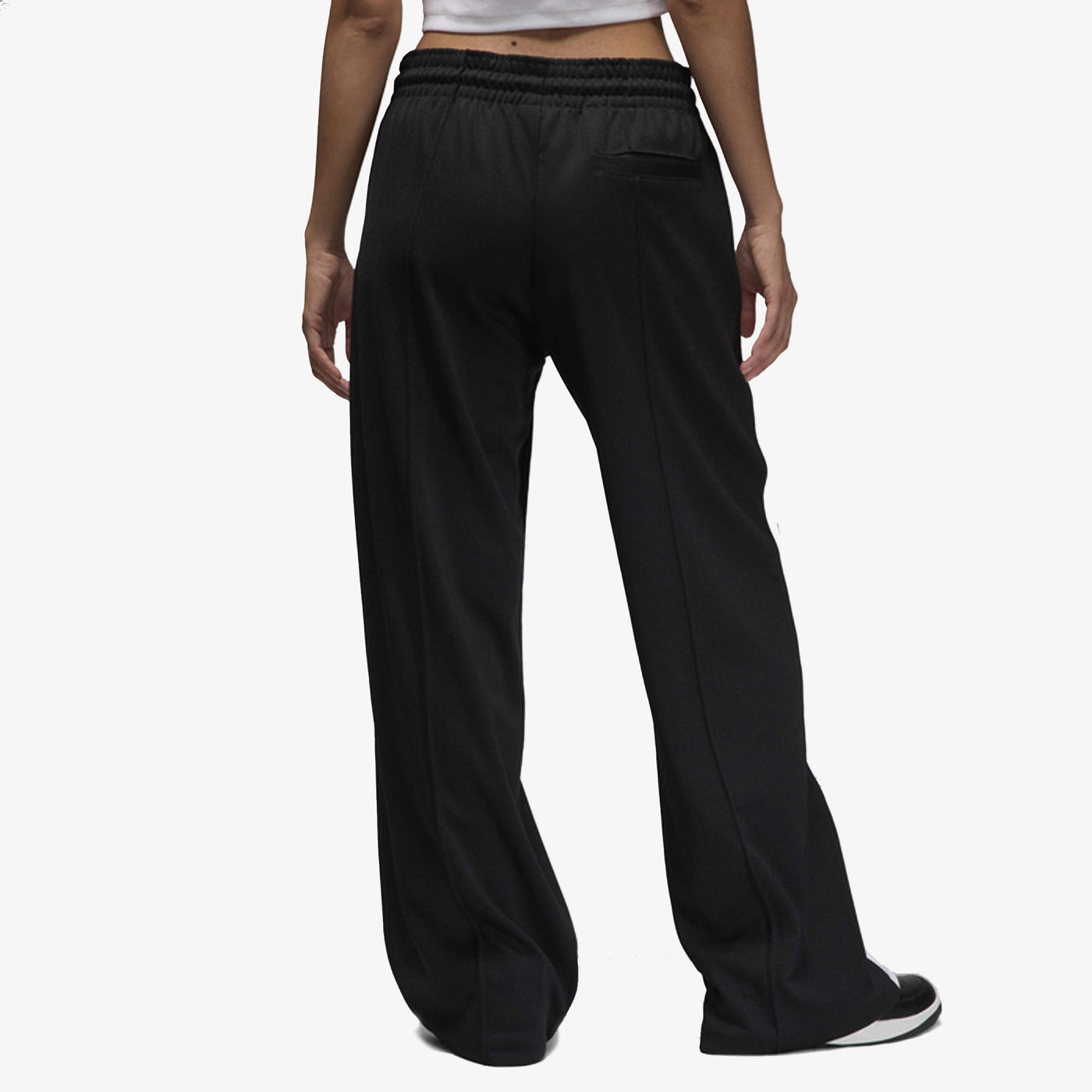 JORDAN | KNIT TRACK PANTS { BLACK/WHITE/WHITE
