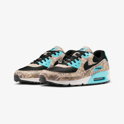 Nike | AIR MAX 90 { SANDDRIFT/BLACK-AURORA GREEN-KHAKI