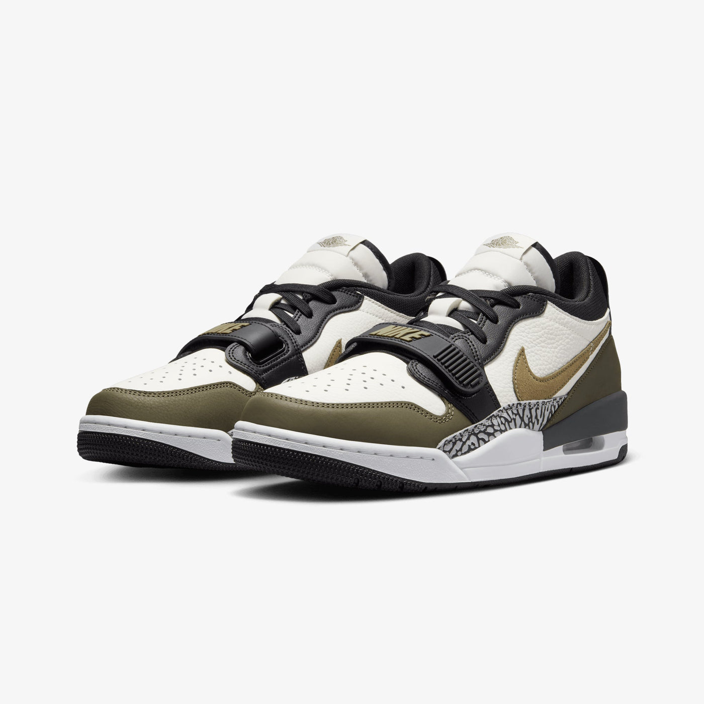 JORDAN | AIR JORDAN LEGACY 312 LOW { SAIL/MEDIUM OLIVE-BLACK-WOLF GREY