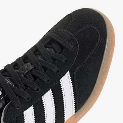ADIDAS ORIGINALS | GAZELLE INDOOR { CORE BLACK/CLOUD WHITE/GUM