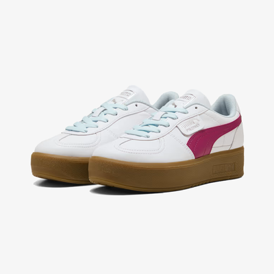 PUMA | PALERMO ELEVATA LEATHER { WHITE/BERRY